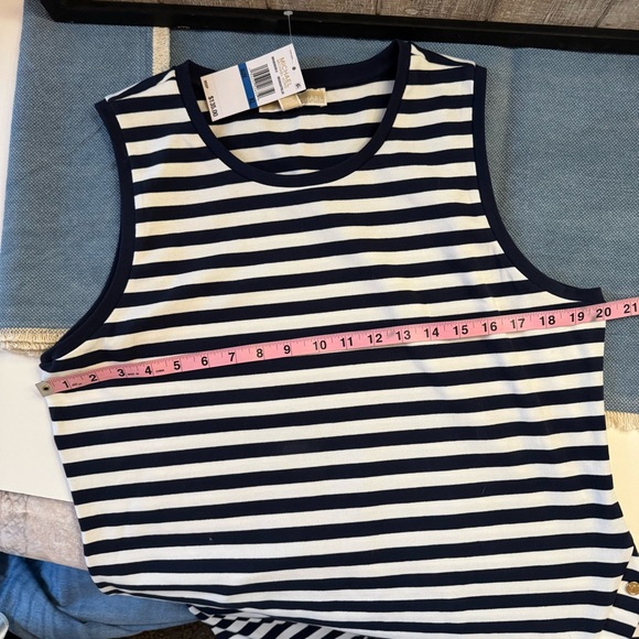 Michael Kors Striped Snap-Around Mini Dress.  NWT - Picture 10 of 12